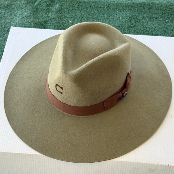 New Charlie 1 Horse Womens Hat Highway edition olive green color size Medium main image 7